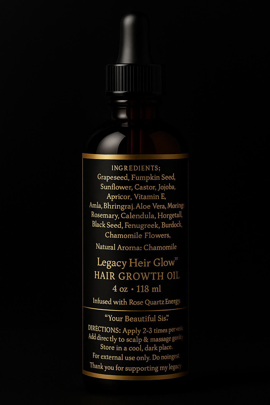 Legacy Heir Glow — Hair Growth Oil (4 oz)
